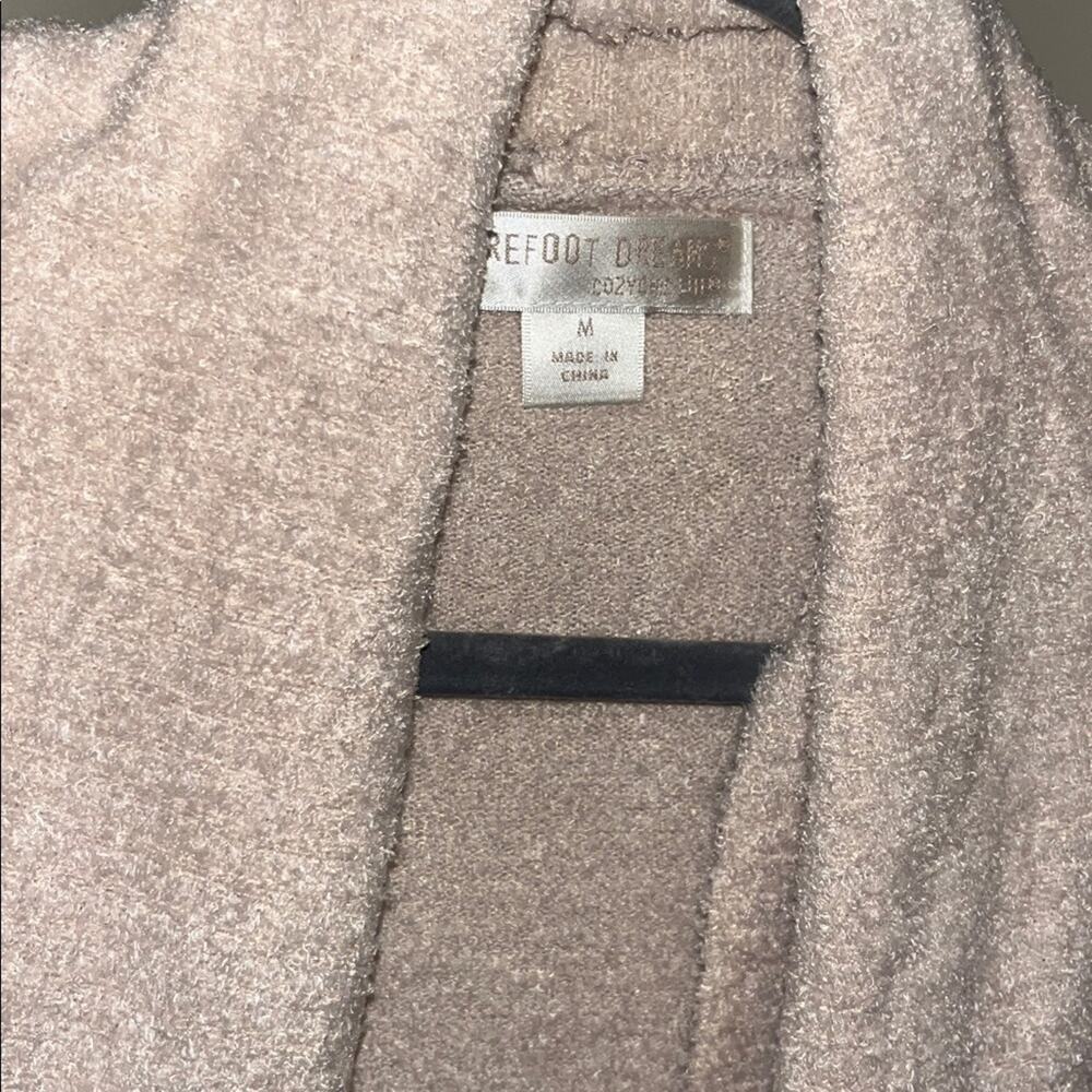 Barefoot Dreams Cozychic Lite Soft Cream Cardigan Size Medium - Picture 2 of 4
